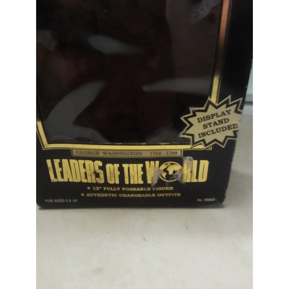 Vintage Leaders Of The World 1997 George Washington 12" Figure Display Stand... - Picture 2 of 4